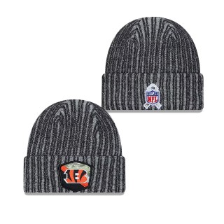 2023 Salute To Service Veterans Bengals Black Cuffed Youth Knit Hat