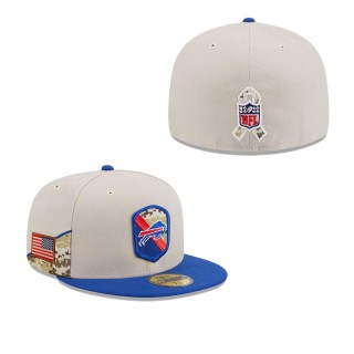 2023 Salute To Service Veterans Bills Stone Royal Fitted Hat