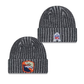 2023 Salute To Service Veterans Broncos Black Cuffed Knit Hat
