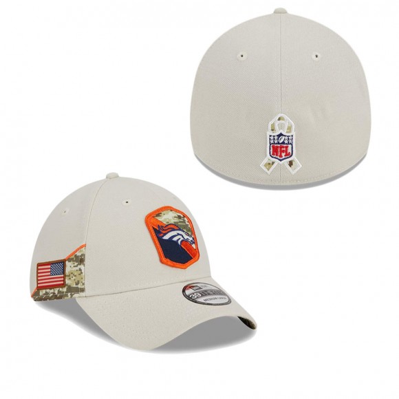 2023 Salute To Service Veterans Broncos Stone Flex Hat