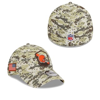 2023 Salute To Service Veterans Browns Camo Flex Hat