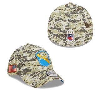 2023 Salute To Service Veterans Chargers Camo Flex Hat