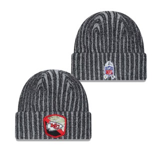 2023 Salute To Service Veterans Chiefs Black Cuffed Knit Hat