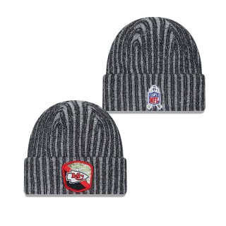 2023 Salute To Service Veterans Chiefs Black Cuffed Youth Knit Hat