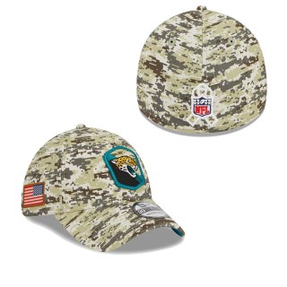 2023 Salute To Service Veterans Jaguars Camo Flex Hat