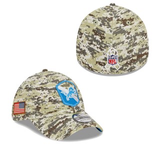 2023 Salute To Service Veterans Lions Camo Flex Hat