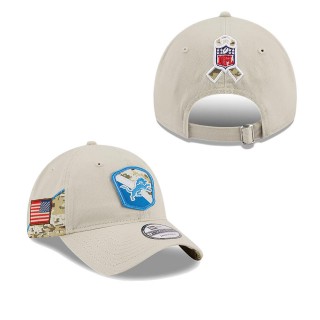 2023 Salute To Service Veterans Lions Stone 9TWENTY Adjustable Hat