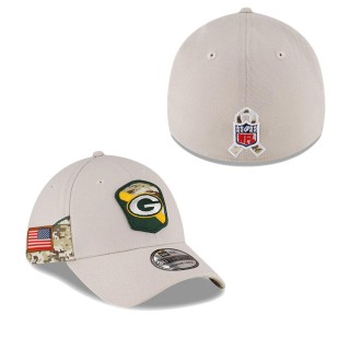 2023 Salute To Service Veterans Packers Stone Flex Hat
