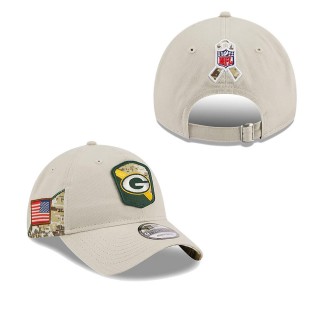 2023 Salute To Service Veterans Packers Stone 9TWENTY Adjustable Hat