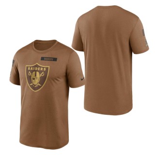 2023 Salute To Service Veterans Raiders Brown Legend T-Shirt
