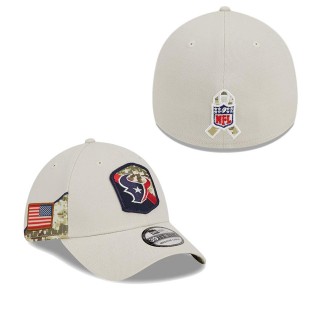 2023 Salute To Service Veterans Texans Stone Flex Hat