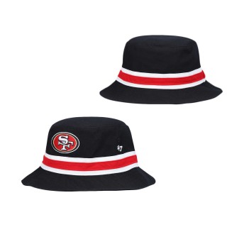 Men's San Francisco 49ers '47 Black Striped Team Bucket Hat
