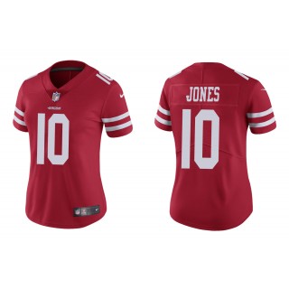 Women's Mac Jones San Francisco 49ers Scarlet 2021 NFL Draft Jersey