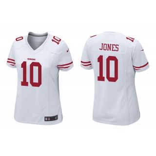 Women's Mac Jones San Francisco 49ers White 2021 NFL Draft Jersey