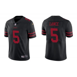 Men's Trey Lance San Francisco 49ers Black 2021 NFL Draft Jersey