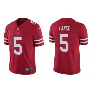 Men's Trey Lance San Francisco 49ers Scarlet 2021 NFL Draft Jersey