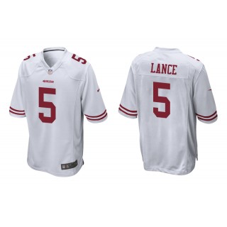Men's Trey Lance San Francisco 49ers White 2021 NFL Draft Jersey