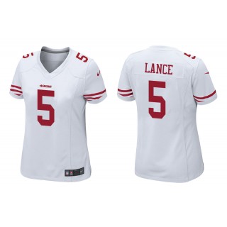 Women's Trey Lance San Francisco 49ers White 2021 NFL Draft Jersey