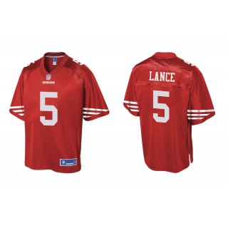 Men's Trey Lance San Francisco 49ers Scarlet Pro Line Jersey