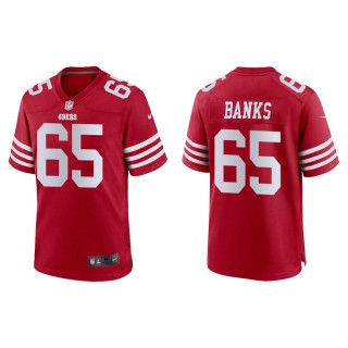 Aaron Banks 49ers Men's Game Scarlet Jersey
