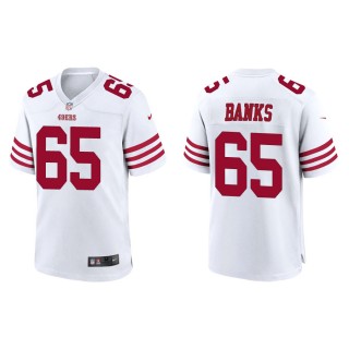 Aaron Banks 49ers Men's Game White Jersey