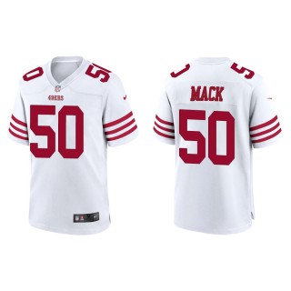 Alex Mack 49ers Men's Game White Jersey