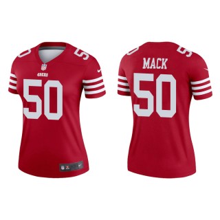 Women's 49ers Alex Mack Legend Scarlet Jersey