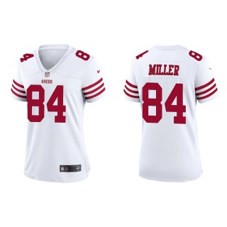 Women Anthony Miller 49ers White Game Jersey