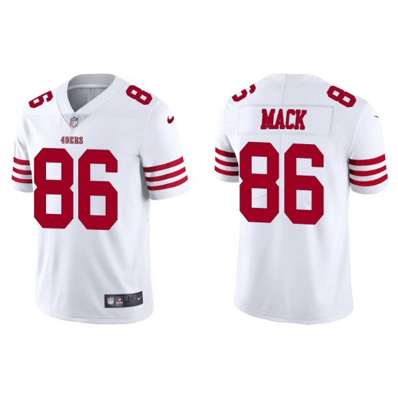 Austin Mack 49ers Men's Vapor Limited White Jersey