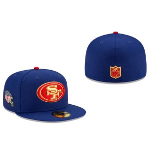 San Francisco 49ers Blue Americana 59FIFTY Fitted Hat