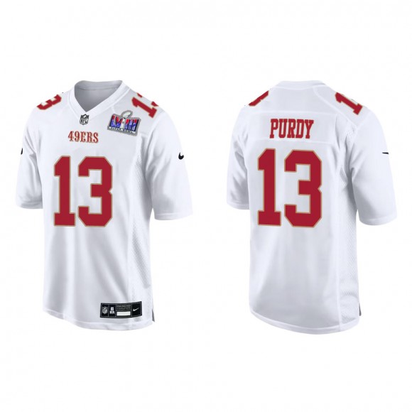 49ers Brock Purdy Tundra White Super Bowl LVIII Fashion Game Jersey