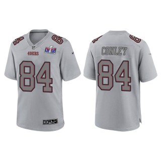 49ers Chris Conley Gray Super Bowl LVIII Atmosphere Fashion Game Jersey