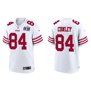 49ers Chris Conley White Super Bowl LVIII Game Jersey