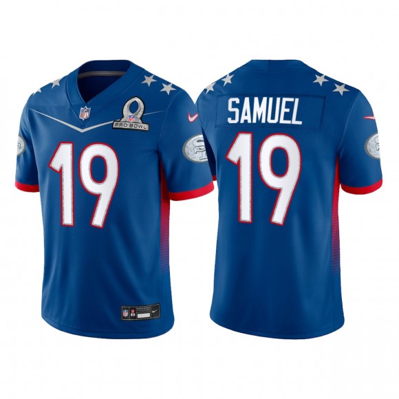 Deebo Samuel 49ers 2022 NFC Pro Bowl Game Jersey Royal