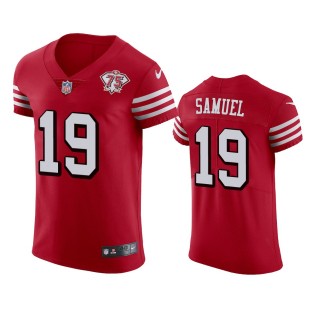 San Francisco 49ers Deebo Samuel Scarlet 75th Anniversary Jersey - Men's