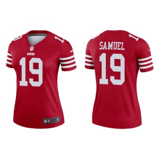 Women's 49ers Deebo Samuel Legend Scarlet Jersey