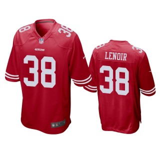 San Francisco 49ers Deommodore Lenoir Scarlet Game Jersey