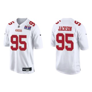 49ers Drake Jackson Tundra White Super Bowl LVIII Fashion Game Jersey