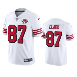 San Francisco 49ers Dwight Clark White 75th Anniversary Throwback Limited Jersey