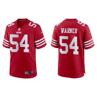 Fred Warner 49ers Men's Game Scarlet Jersey