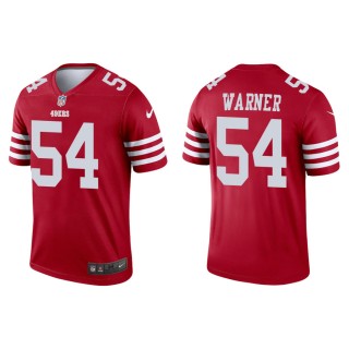 Fred Warner 49ers Men's Legend Scarlet Jersey