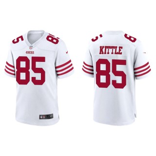 George Kittle 49ers Men's Game White Jersey