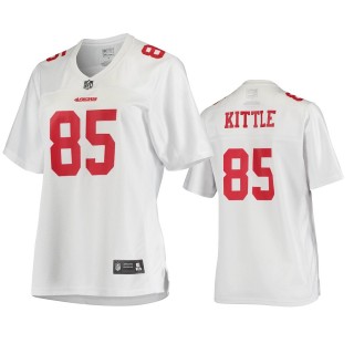 San Francisco 49ers George Kittle White NFL Pro Line Jersey - Men's