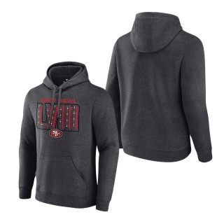 San Francisco 49ers Heather Charcoal Super Bowl LVIII Local Pullover Hoodie