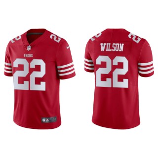 Jeff Wilson 49ers Men's Vapor Limited Scarlet Jersey