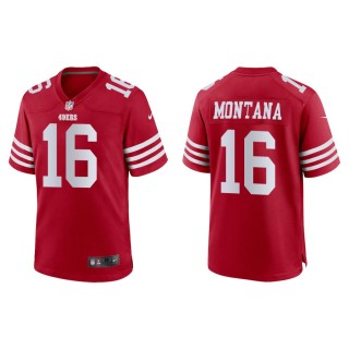 Joe Montana 49ers Men's Game Scarlet Jersey