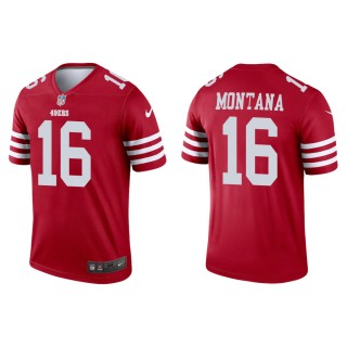 Joe Montana 49ers Men's Legend Scarlet Jersey
