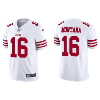 Joe Montana 49ers Men's Vapor Limited White Jersey
