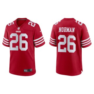 Josh Norman 49ers Men's Game Scarlet Jersey