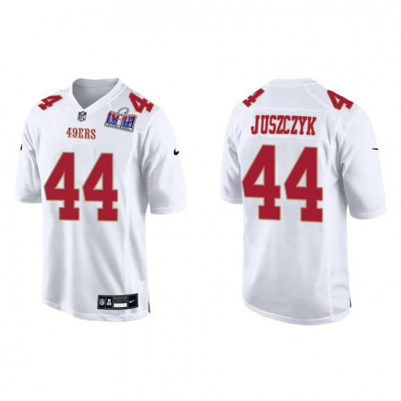 49ers Kyle Juszczyk Tundra White Super Bowl LVIII Fashion Game Jersey